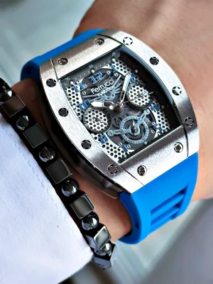 Ferrucci Function FCF 03258FS.07 Silikon Kordon Erkek Kol Saati