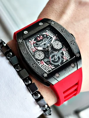 Ferrucci Function FCF 03258FS.03 Silikon Kordon Erkek Kol Saati