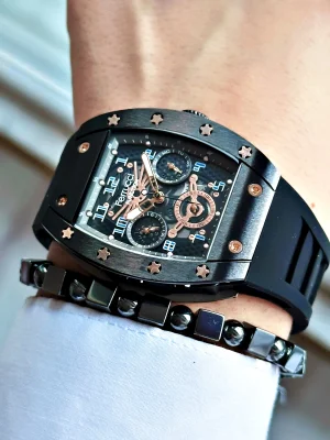 Ferrucci Function FCF 03258FS.08 Silikon Kordon Erkek Kol Saati