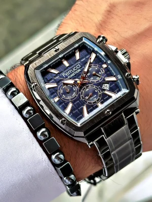 Ferrucci Function FCF.03202FM.05 Çelik Kordon Erkek Kol Saati