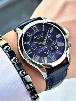 Ferrucci Function FCF.03218FK.02 Deri Kordon Erkek Kol Saati