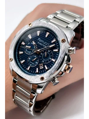 Ferrucci Function FCF03221FM.02 Çelik Kordon Erkek Kol Saati