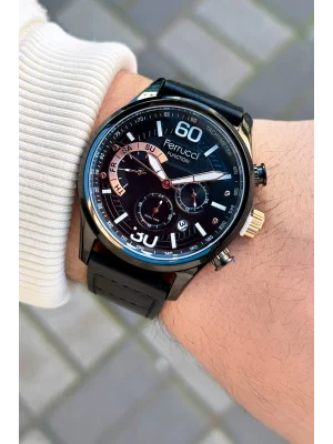 Ferrucci Function FCF.03279FK.04 Deri Kordon Erkek Kol Saati