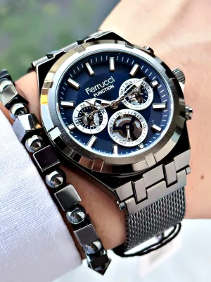 Ferrucci Function FCF.03290FH.04 Hasır Kordon Erkek Kol Saati