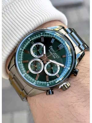 Ferrucci Function FCF.03299FM.04 Çelik Kordon Erkek Kol Saati