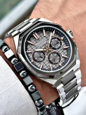 Ferrucci Function FCF.03372FM.03 Çelik Kordon Erkek Kol Saati