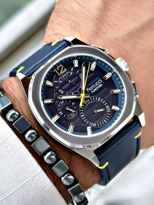 Ferrucci Function FCF.03382K.03 Deri Kordon Erkek Kol Saati