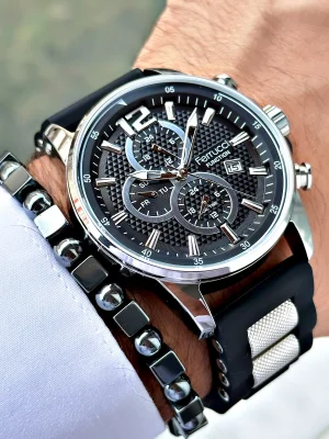 Ferrucci Function FCF.11550FS.03 Silikon Kordon Erkek Kol Saati