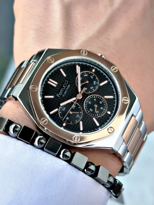 Ferrucci Function FCF.127115FM.02 Çelik Kordon Erkek Kol Saati