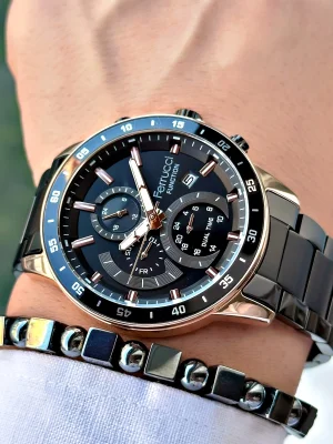 Ferrucci Function FCF.13568FM.05 Çelik Kordon Erkek Kol Saati