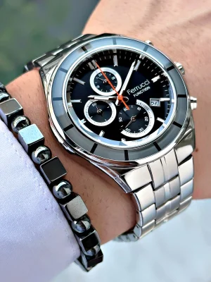 Ferrucci Function FCF.13568FM.02 Çelik Kordon Erkek Kol Saati