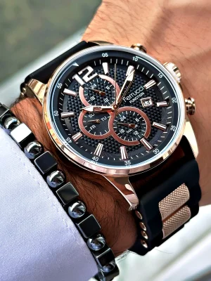 Ferrucci Function FCF.11550FS.06 Silikon Kordon Erkek Kol Saati