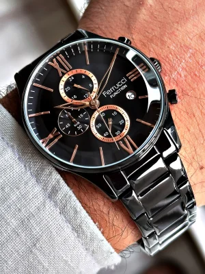 Ferrucci Function FCF.14079FM.08 Multi Fonksiyon Erkek Kol Saati 3 Atm Su Geçirmezlik