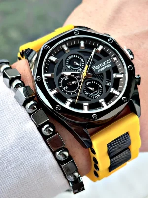 Ferrucci Function FCF.14521FS.06 Çelik Kordon Erkek Kol Saati