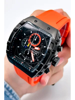 Ferrucci Function FCF.23004.02 Silikon Kordon Erkek Kol Saati