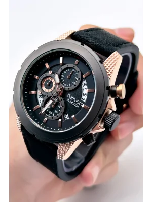 Ferrucci Function FCF.23010 Deri Kordon Erkek Kol Saati