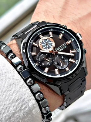 Ferrucci Function Fonksiyonlu Erkek Kol Saati Bileklik Kombin