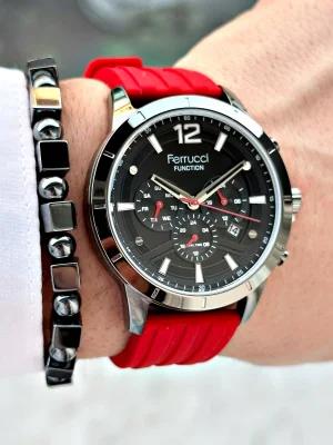 Ferrucci Function Silikon Kordon Erkek Kol Saati