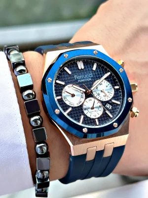 Ferrucci Function Silikon Kordon Erkek Kol Saati