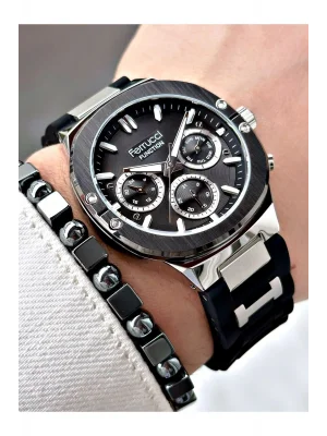 Ferrucci Function FCF 0225 03543S.01 Silikon Kordon Erkek Kol Saati