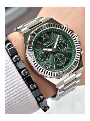 Ferrucci Function FCF 0425 03455M.01 Çelik Kordon Erkek Kol Saati