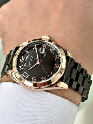 Ferrucci Takvimli Erkek Kol Saati 3 ATM Su Geçirmezlik