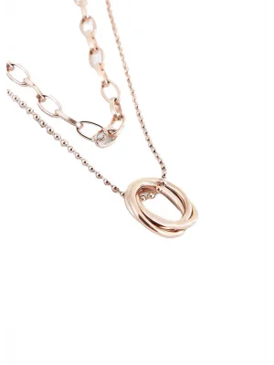 Lee Cooper LC.N.01005.440 Çelik Kadın Kolye