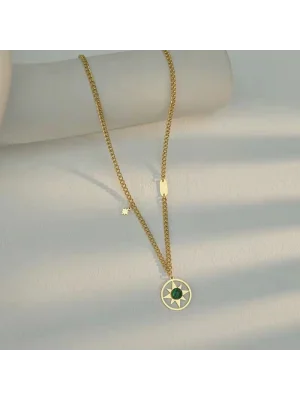 Lee Cooper LC.N.01242.170 Çelik Kadın Kolye