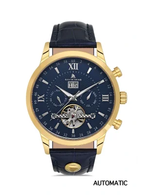 Navimarine Otomatik Deri Kordon Erkek Kol Saati