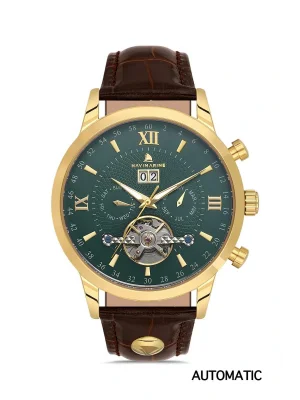 Navimarine Otomatik Deri Kordon Erkek Kol Saati