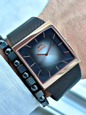 Slazenger SL.09.2209.1.02 Hasır Kordon Erkek Kol Saati