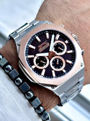 Slazenger SL.09.2322.2.03 Çelik Kordon Erkek Kol Saati