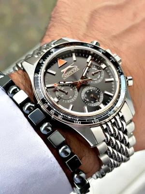 Slazenger SL.09.2417.2.02 Çelik Kordon Erkek Kol Saati