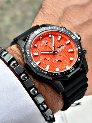 Slazenger SL.9.2385.2.05 Silikon Kordon Erkek Kol Saati