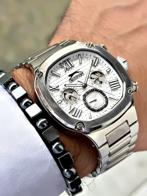 Slazenger SL.9.2320.2.08 Çelik Kordon Erkek Kol Saati