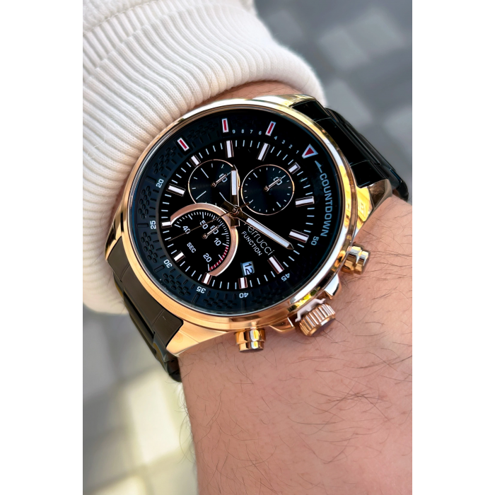 Ferrucci Takvimli Erkek Kol Saati 3 Atm Su Geçirmezlik