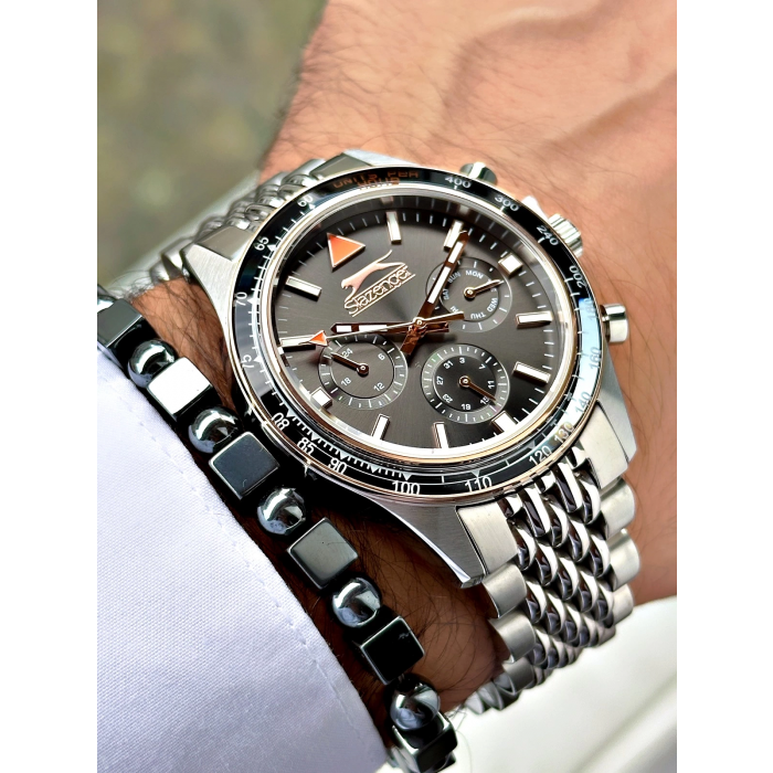 Slazenger SL.09.2417.2.02 Çelik Kordon Erkek Kol Saati