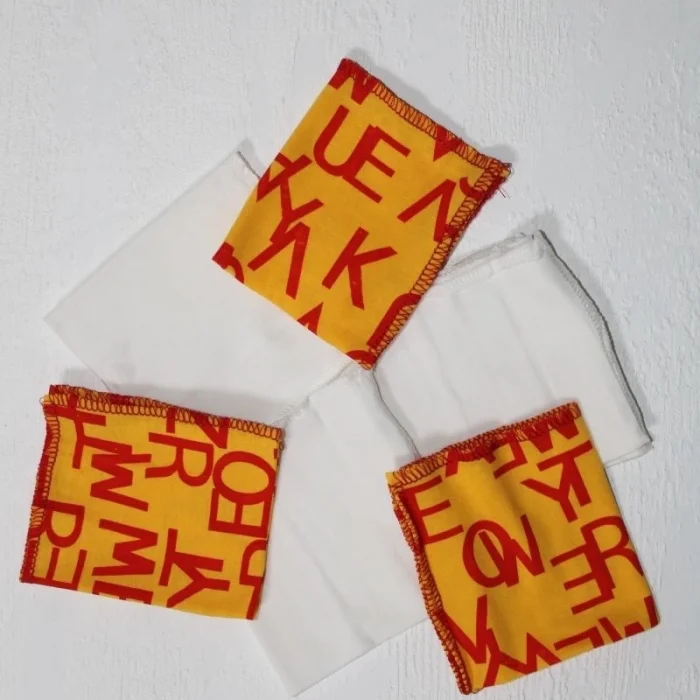 7 Adet Erkek Bebek Ağız Silme Mendili 100% Pamuk