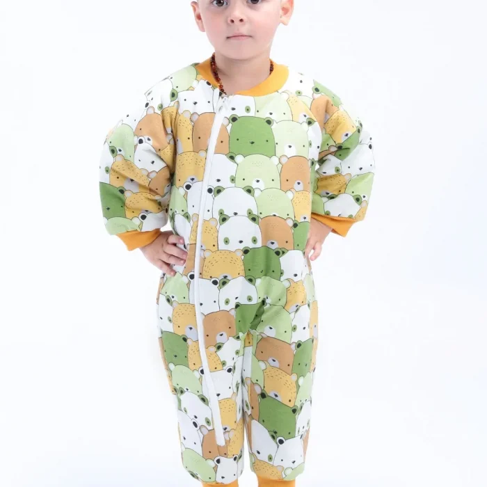 Ayıcık Desenli Çocuk Uyku Tulumu
