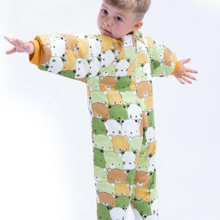 Ayıcık Desenli Çocuk Uyku Tulumu