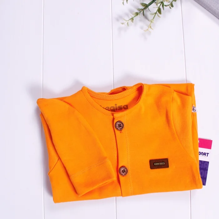 Düğmeli Önden Açık İnterlok Tulum