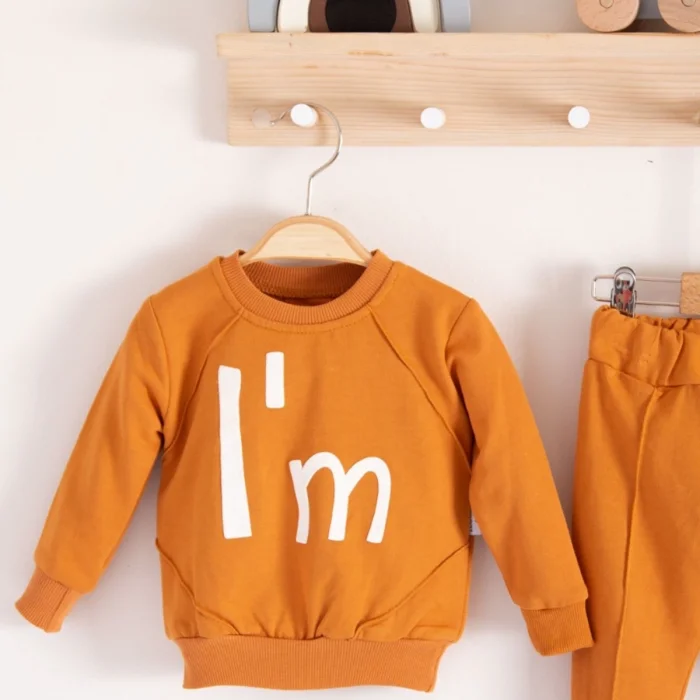 Im Cool Desenli Pamuklu 2li Erkek Bebek Takımı