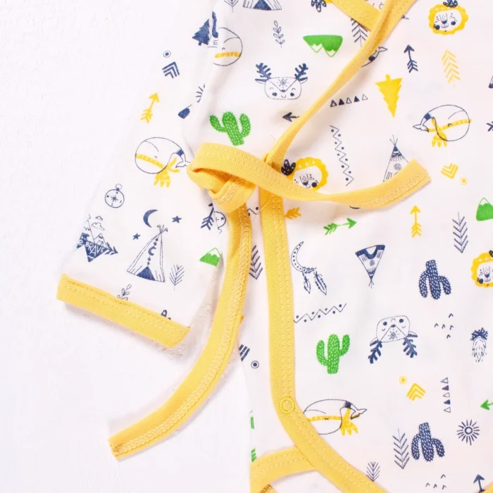 Kruvaze Bağlamalı Camp Desenli 2li Erkek Takım