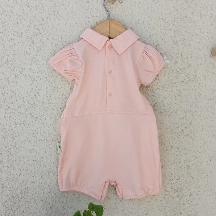 Kuğu Desenli Kız Tulum 3-6-9 Ay