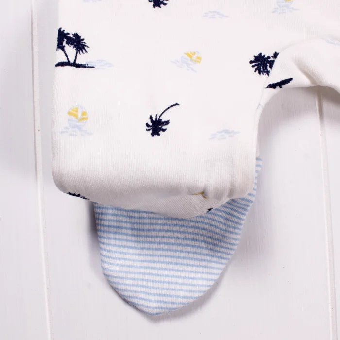 Marin Kravuze Desenli Erkek Bebek 4lü Tulum Seti