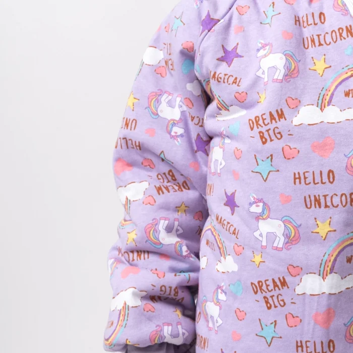 Unicorn Desenli Çocuk Uyku Tulumu