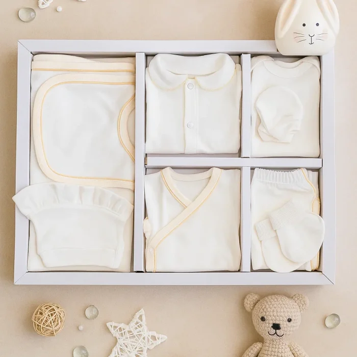 Yakalı 10 Parça Kutulu Kız Bebek Hastane Çıkış Seti