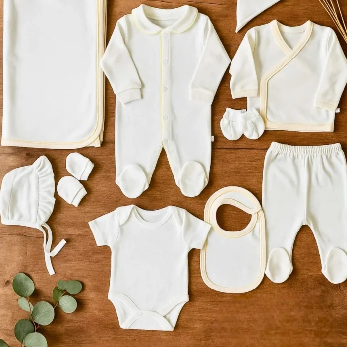 Yakalı 10 Parça Kutulu Kız Bebek Hastane Çıkış Seti