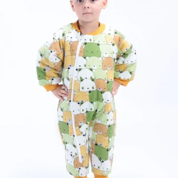 Ayıcık Desenli Çocuk Uyku Tulumu