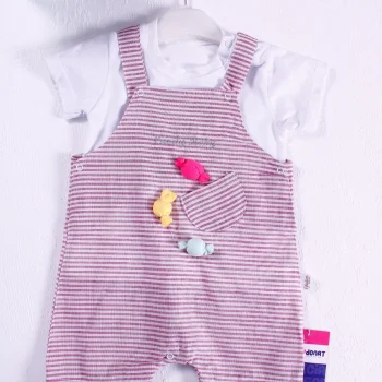 Candy Figürlü Badili Kız Bebek Tulumu